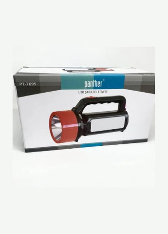 Потужний світлодіодний акумуляторний ліхтар PT-7695 прожектор переносний ліхтар для охорони Panther (297332227)