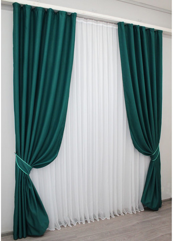 Комплект готовых штор Блекаут Fusion Dimout № 794ш 100х270 см 2 шт (31-329) VR-Textil (298122462)