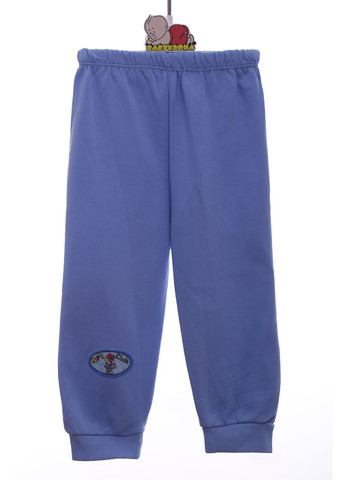 Голубой демисезонный костюм с длинным рукавом для мальчика трикотажный зайка голубой 74 см (41678) Nafitto