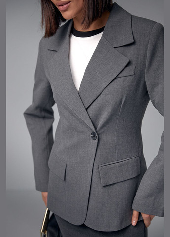 Жіночий однобортний піджак приталеного крою Lurex (278649415)