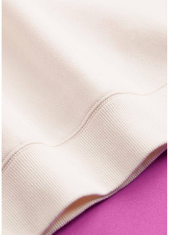 Молочний чоловічий світшот з принтом н&м (57662) s молочний H&M (303435092)