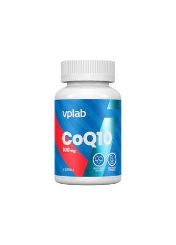Натуральная добавка CoQ 10 100 mg, 60 капсул VPLab Nutrition (293417854)