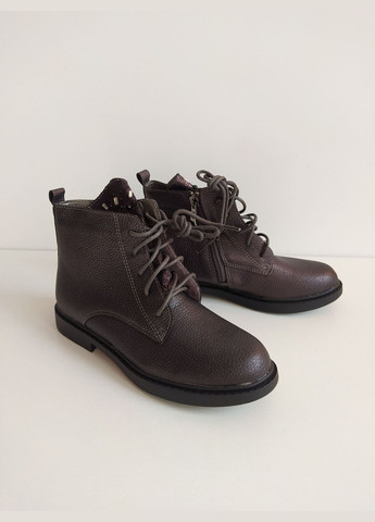 Коричневые демисезонные ботинки 35 г 22,5 см коричневый артикул д51 Bessky