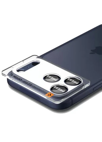 Защитное стекло для камеры Optik Pro XL EZ Fit Blue для iPhone 17 Pro (AGL10646) Spigen (402491865)