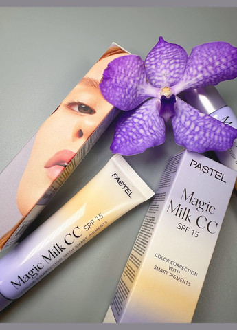 тон 50 Корекція кольору з розумними пігментами 30 мл Pastel СС крем Magic Milk SPF 15 (328294756)