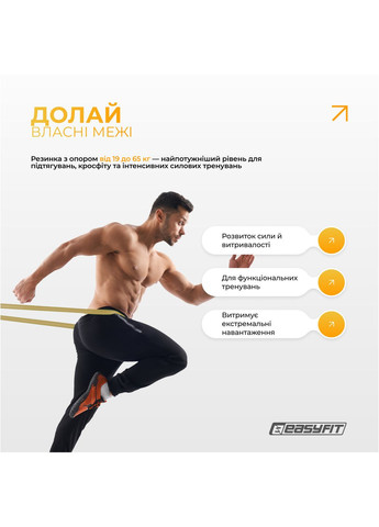 Резинові петлі EasyFit 1–65 кг (набір 5 шт Ranger (362440743)