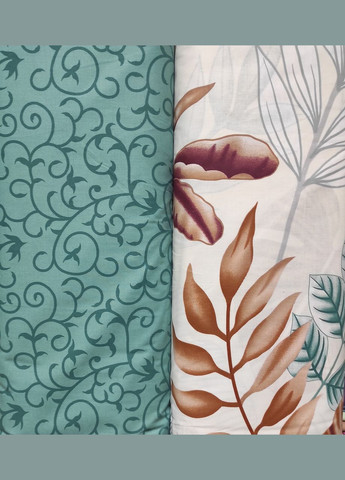 Комплект постільної білизни Євро бязь папороть компаньйон (R-748-2-VS-4) No Brand (303827286)