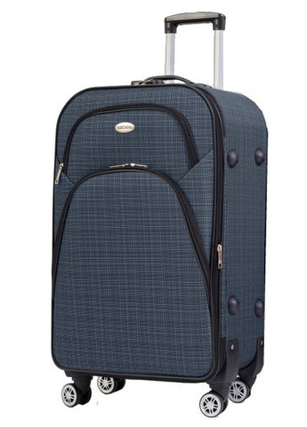 Маленький тканевый чемодан на колесах 42L Gedoх темно-синий Gedox (297644318)