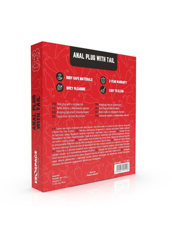 Анальна пробка з силіконовим хвостом Wild Play No Brand (323166057)
