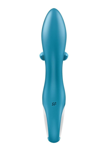 Вибратор кролик с тройным отростком Embrace me Turquoise, 2 мотора, диаметр 3,6 см Satisfyer (333332577)