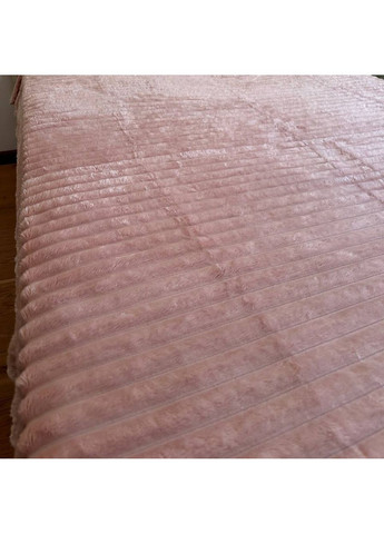 Плед-покривало флісовий євро 200х220 рожевий Шарпей SHRP9 Koloco (360407025)