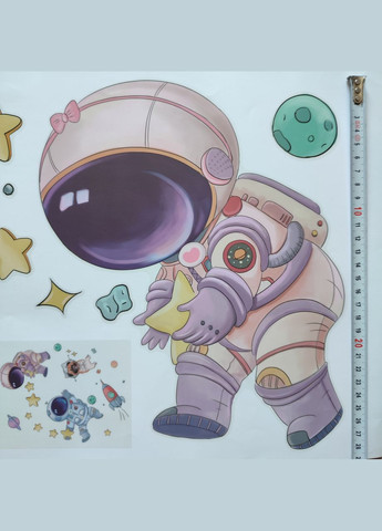 Наклейки в детскую стену Космос для детей! (лист 30 х 90 см) Б3656 No Brand (302241927)