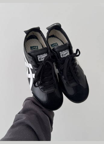 Кроссовки женские и мужские Asics Onitsuka Tiger black white | Асикс Онитцука Тайгер черные белые No Brand чёрные демисезоны (316231452)