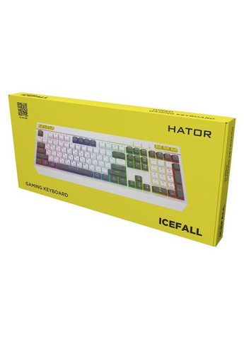 Клавиатура (HTK405UA) Hator Icefall USB White (316223197)