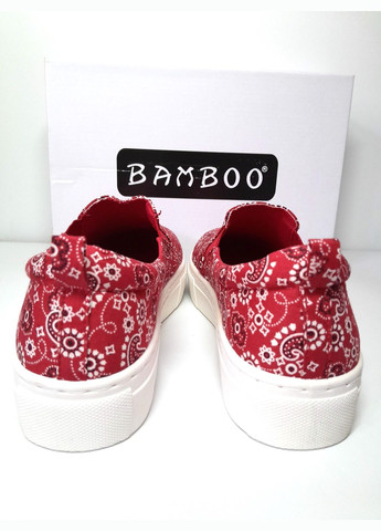 Красные кеды Bamboo