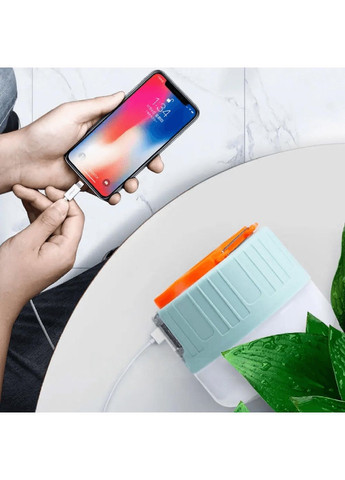 Кемпінговий туристичний похідний акумуляторний ліхтар лампа світильник із сонячною панеллю Power Bank пультом (478369-Prob Unbranded (304609868)