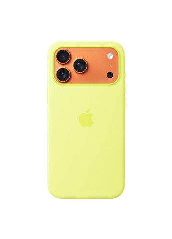 Чехол для мобильного телефона iPhone 17 Pro Max Silicone with MagSafe - Neon Yellow Model A3560 (MGFM4ZM/A) Apple iPhone 17 Pro Max Silicone with MagSafe - Neon Yel (366105271)