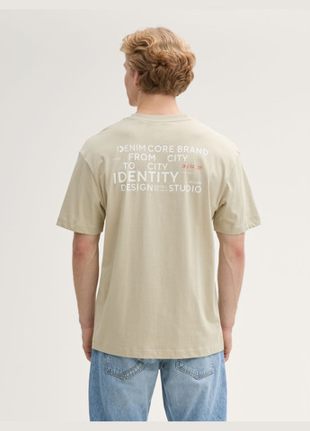 Бежевая футболка Tom Tailor