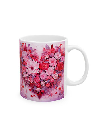 Керамическая чашка с дизайном "Палитра сердец" - 26 No Brand (368671672)