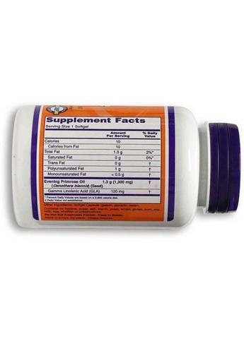 Super Primrose 1300 mg 60 Softgels Now Foods (362419034)