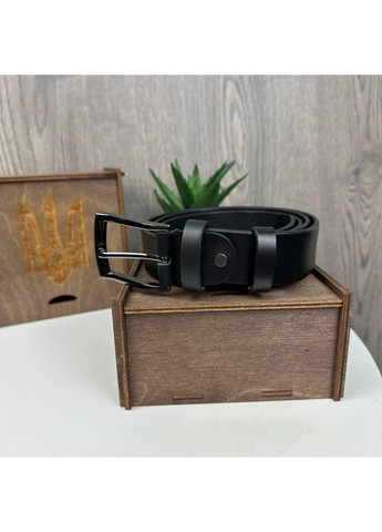 Мужской кожаный ремень классический натуральная кожа для повседневной носки пояс для брюк ProDobro (363259508)