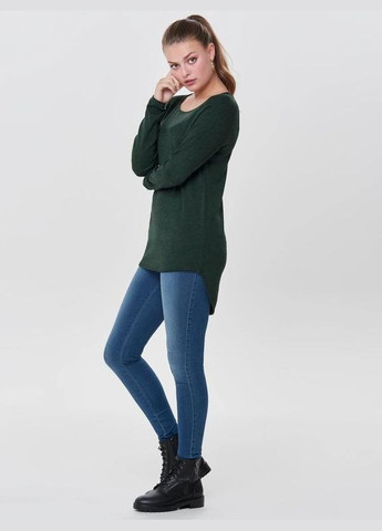 Базовая трикотажная кофта лонгслив натуральная ткань вискоза Only (311309267)