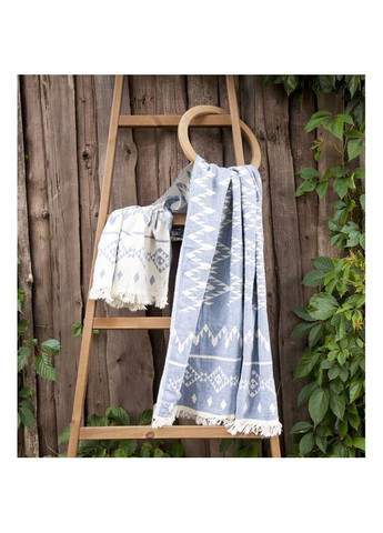 Рушник Pestemal - Kilim 90*160 Denim синій Barine синій