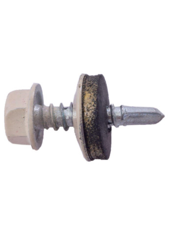 Саморез кровельный с шайбой 4.8 x 19 мм оцинкованный по металлу с EPDM (50 шт.) Apro (332630846)