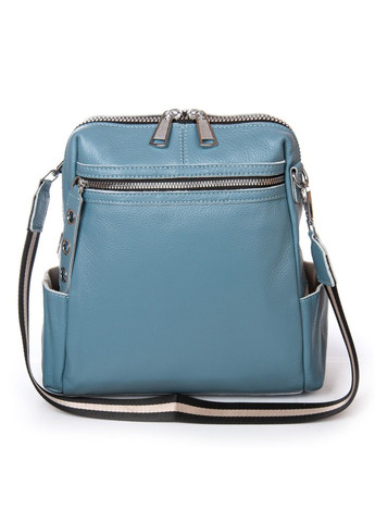 Женская кожаный рюкзак 8781-9 blue Alex Rai (293765296)