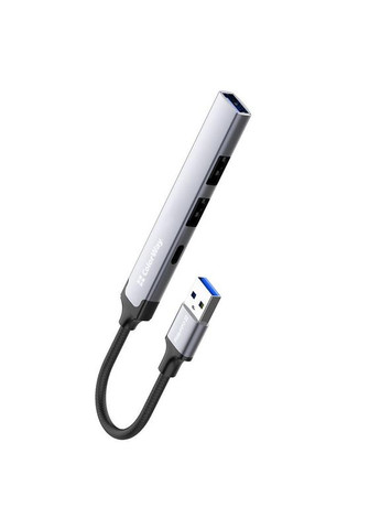 Концентратор СolorWay USB-A 4-в-1 USB2.0х3/USB3.0 (CW-HUB05) Colorway (351559632)