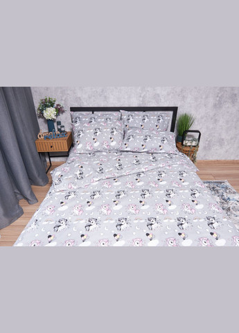 Комплект постельного белья Бязь Gold Люкс «» семейный 160х220х2 наволочки 4х70х70 (MS-820001807) Moon&Star Unicorn (285717306)