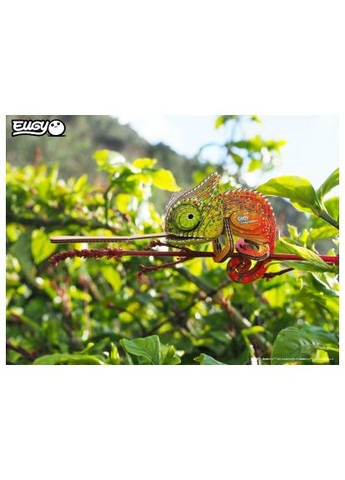 Пазл (XEG-075) Eugy 3D Зоопарк Хамелеон (366153604)