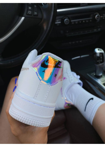 Білі Осінні кросівки чоловічі nike air force 1 white colors найк аір форс 1 преміум No Brand