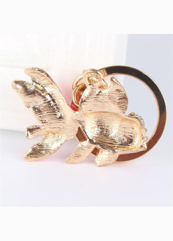 Модный креативный элегантны милый брелок кулон со стразами в виде сказочная Золотая Рыбка No Brand (292260741)