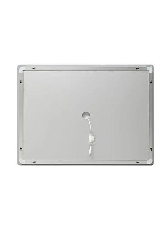 Зеркало Kubis () 1000х800 с часами, с LED-подсветкой Touch, с антизапотеванием, с диммером, рег. яркости LIDZ KU2 (395021852)