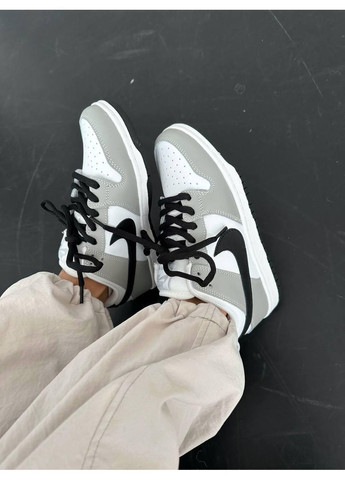 КРОСІВКИ ЖІНОЧІ NIKE SB DUNK LOW SMOKE GREY НАЙК СБ ДАНК No Brand сірі демісезони (369393022)