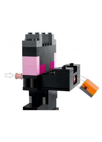 Конструктор Minecraft Кінцева арена 252 деталі (21242) Lego (281425523)