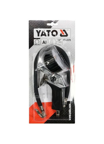 Пістолет для накачування шин з манометром P ≤ 0.8 MPa, з'єднання Ø= 1/4" YATO (365060604)