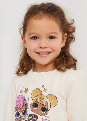 C&A свитшот для девочки белый 2196022 белый кэжуал