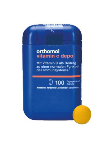 Витамины Vitamin C depo (таблетки) 100 штук на 100 дней Orthomol (280265849)