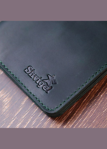 Гаманець жіночий Шкіряний з монетницею 16603 Зелений Shvigel (306881841)