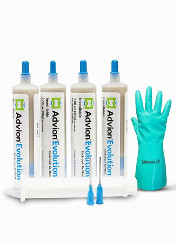 Гель від тарганів Advion Evolution шприц 30 грам та пастка 2 шт по 2 грами Syngenta (362712241)