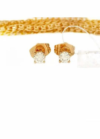 Позолочені Сережки-гвоздики д.4мм, Позолота No Brand (345742039)