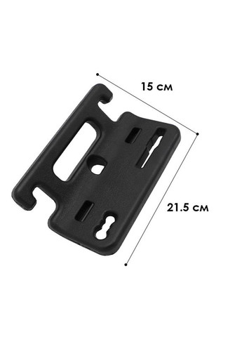 Автомобільний вішак 11714Y01 Black для одягу органайзер для сумок речей із гачками пластиковий 16 шт. Lesko (349730453)