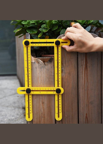 Шаблометр ручний професійний з розміткою Re2ls з ABS-пластику (лінійка-шаблон) Losso (327041471)