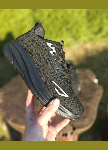 Стильные кроссовки No Brand чёрные демисезоны (322929597)