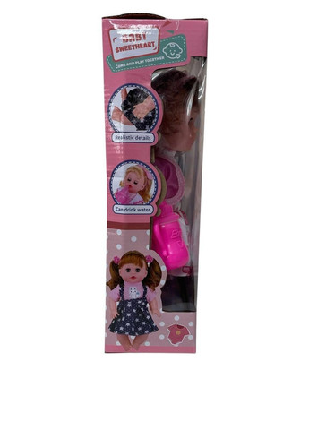 Дитяча іграшка функціональний пупс "Sweet Baby" в одязі з аксесуарами Shantou (348109063)