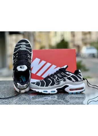 КРОССОВКИ ЖЕНСКИЕ NIKE TN PLUS LACE TOGGLE BLACK GREY НАЙК ТН АИР МАКС ПЛЮС ЧЕРНЫЕ No Brand чёрные демисезоны (391961868)
