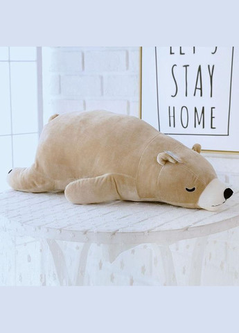 Мягкая игрушка подушка медвеженок арт 7261 Бежевый No Brand (305215458)