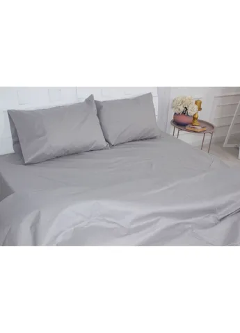 Постельное белье Бязь Premium Light Gray 200х220 (2200000949271) Mirson Бязь Premium Light Gray 200х220 (379023109)